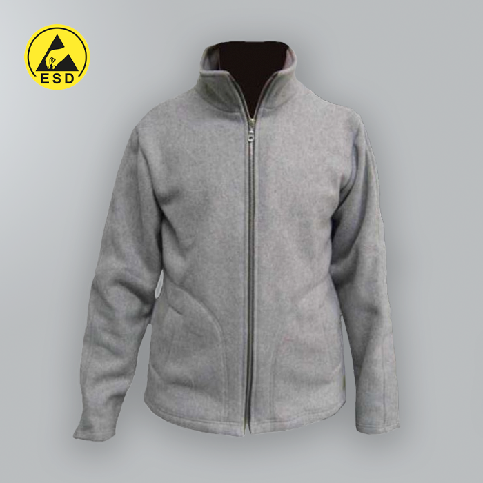 ESD Fleece Jacket (Full Zip) Grey ESD Fleece Jacket (Full Zip) Grey